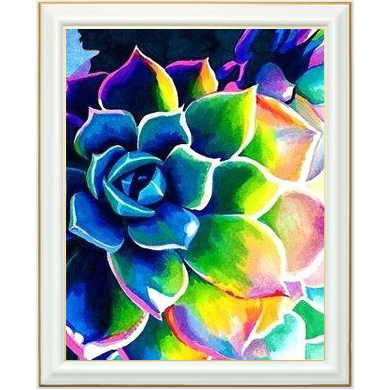 Broderie diamant - Artichaut coloré