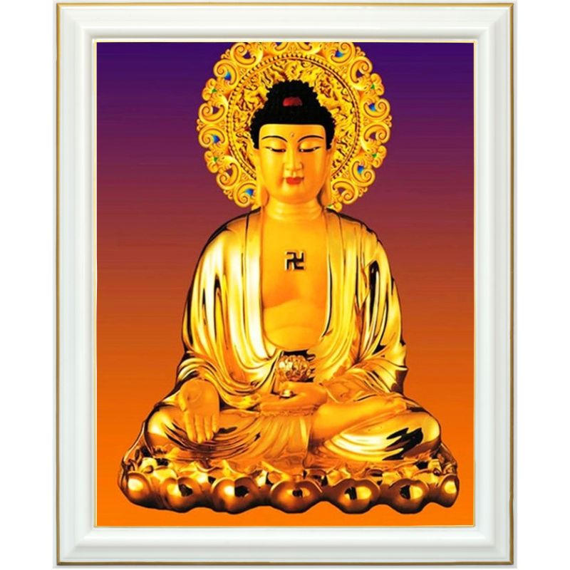 Broderie diamant - Bouddha d'Orient