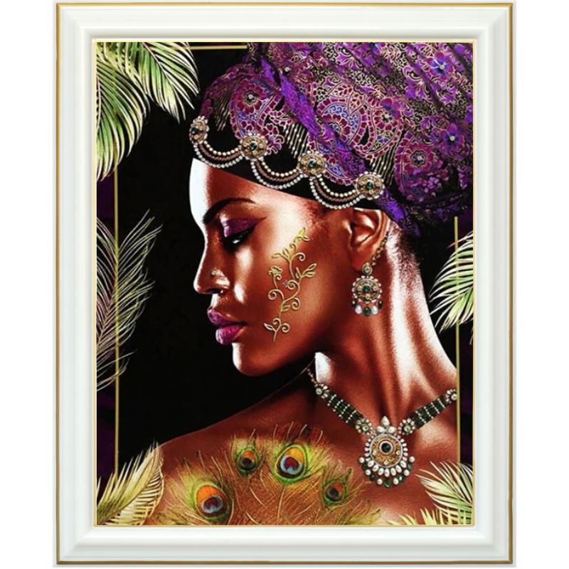 Broderie diamant - Beauté Africaine