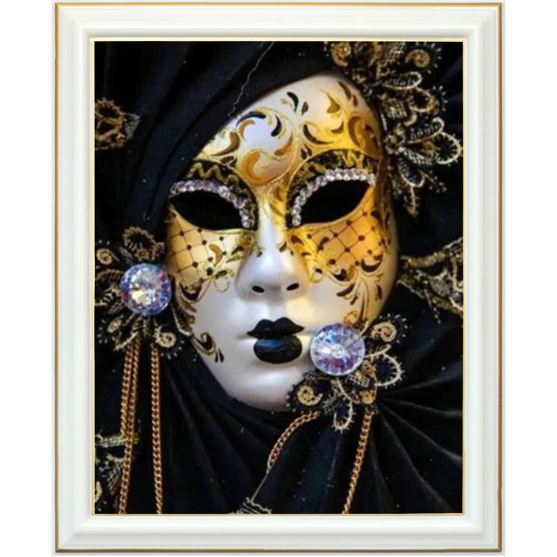 Broderie diamant - Bal de Venise