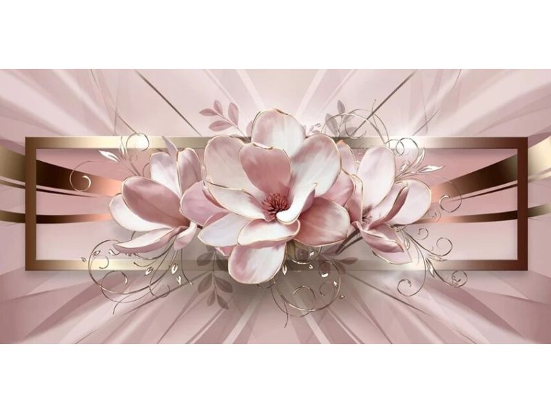 Broderie diamant XXL - Tableau de fleurs