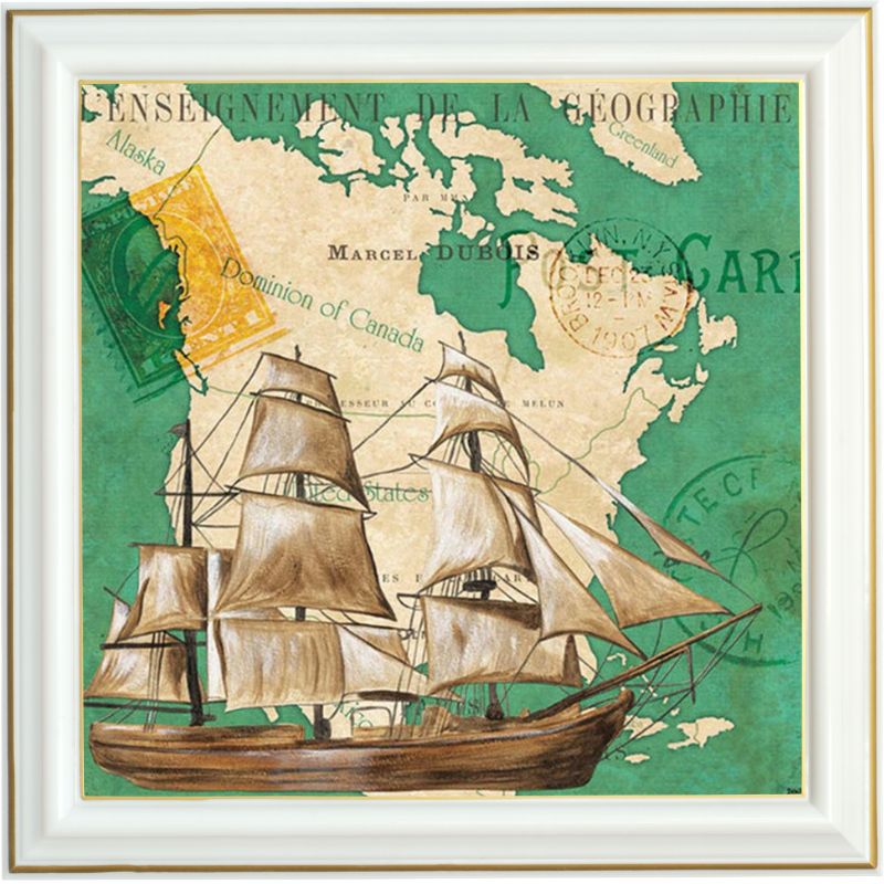 Broderie diamant - Découverte de l'Amérique