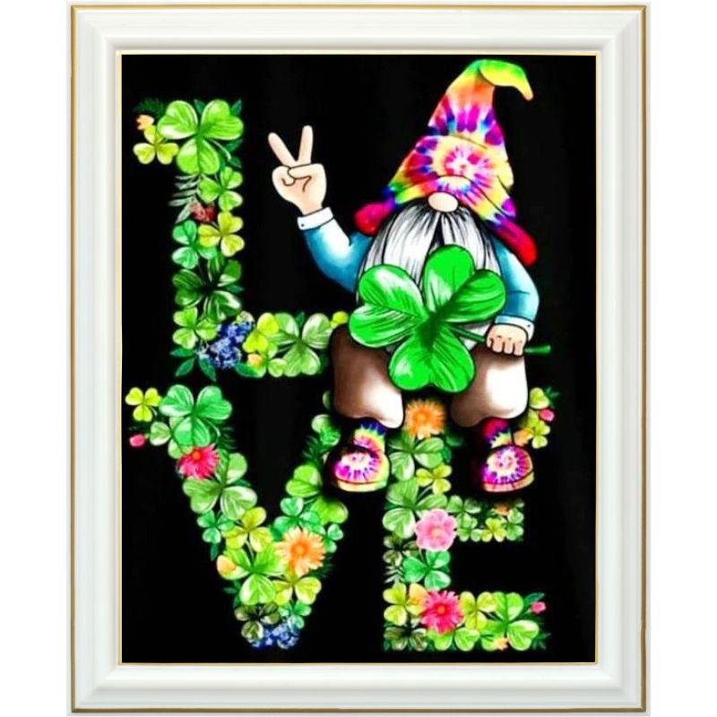 Broderie diamant - Amour de Saint-Patrick