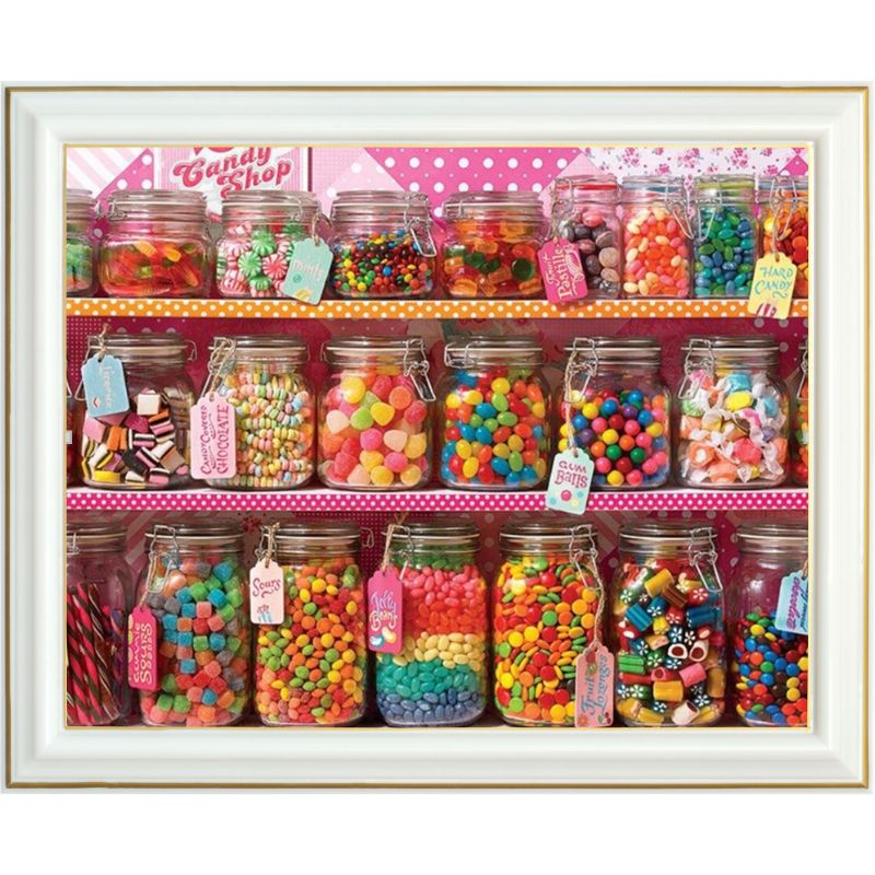 Broderie diamant - Bocaux de confiserie