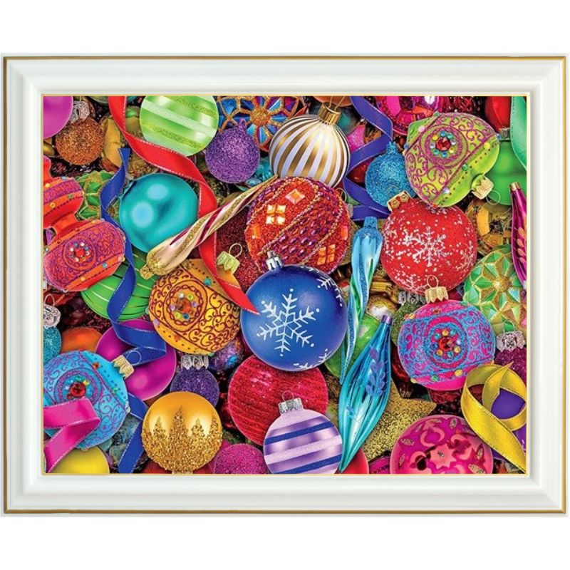 Diamond painting - Boules de Noël