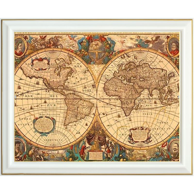 Broderie diamant - Carte vintage