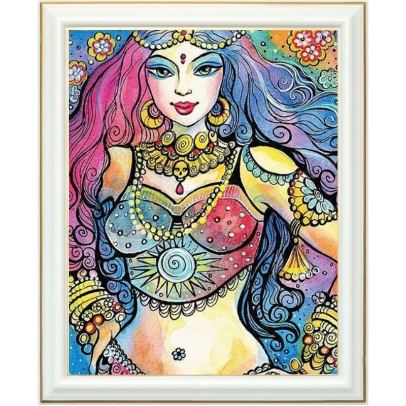 Diamond painting - Danseuse du ventre