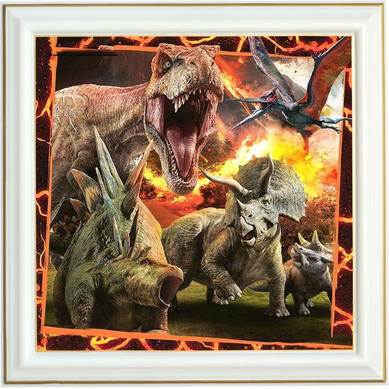 Tableau diamant - Dinosaures