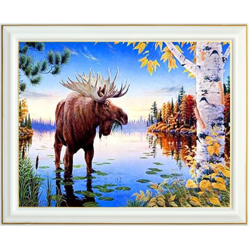 Diamond painting - Élan du Yellowstone