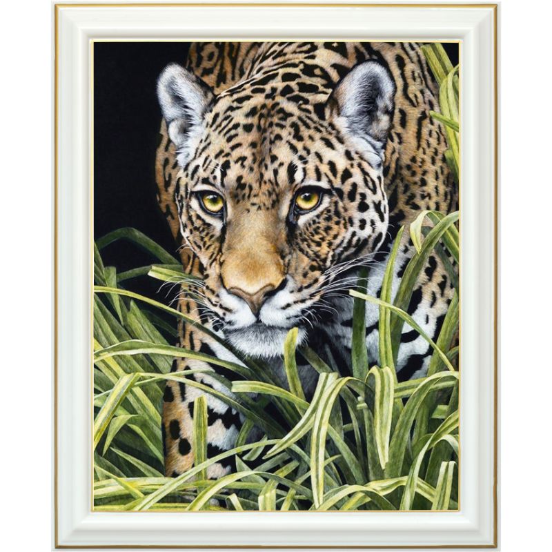 Broderie diamant - Jaguar