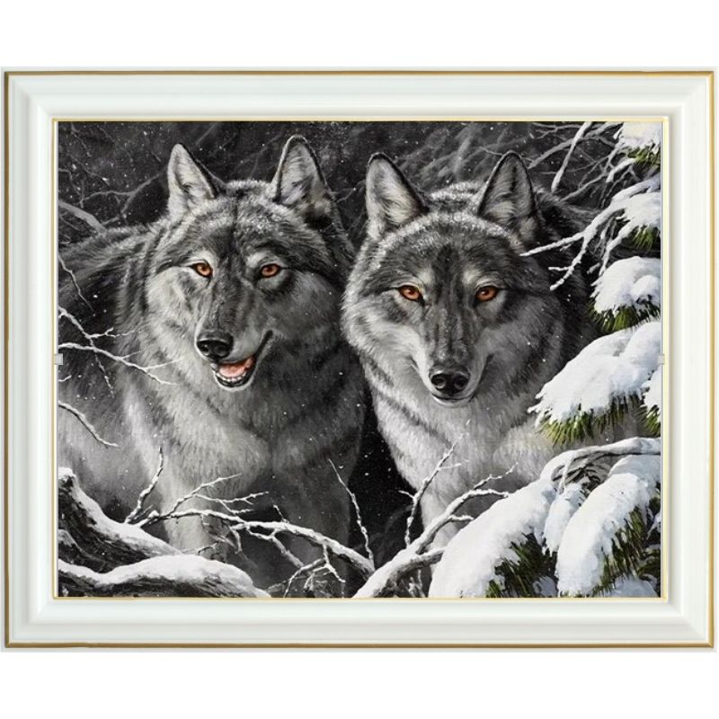 Broderie diamant - Canis Indica