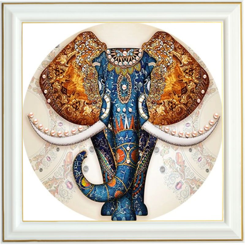 Peinture diamant - Éléphant