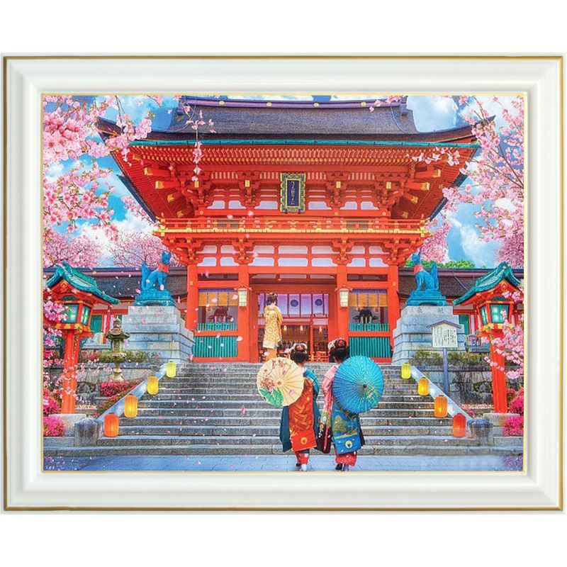 Diamond painting - Temple japonais