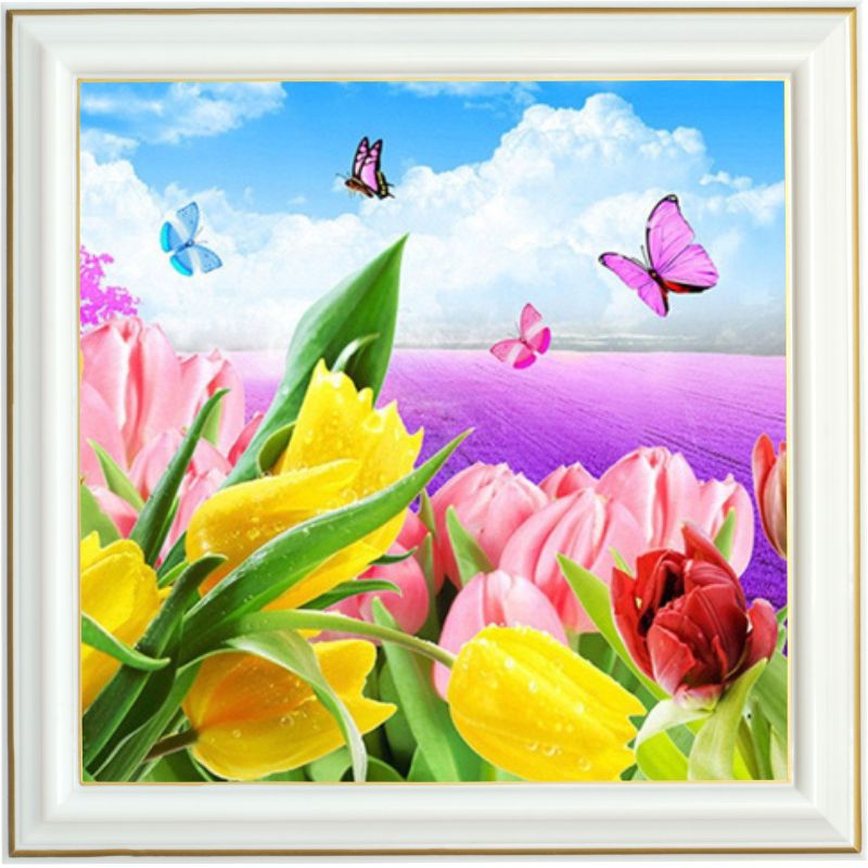 Diamond painting - Fusion printanière