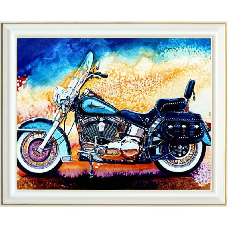 Peinture diamant - Harley Davidson