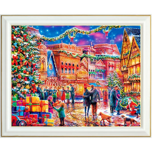 Broderie diamant - Agitation de Noël