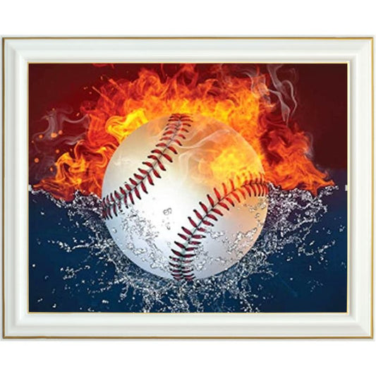 Broderie diamant - Baseball