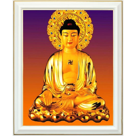 Broderie diamant - Bouddha d'Orient