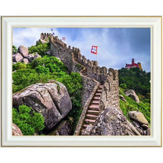 Broderie diamant - Château des Maures