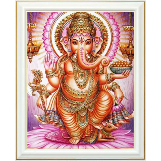 Broderie diamant - Incarnation Ganesh