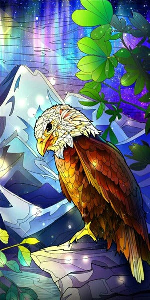 Diamond painting XXL - Aigle des montagnes