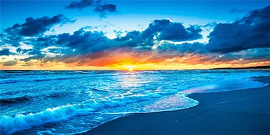 Broderie diamant XXL - Coucher de soleil