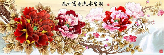 Broderie diamant XXL - Fleurs du Japon