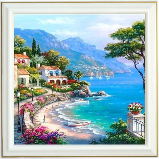 Broderie diamant - Côte de l'Italie