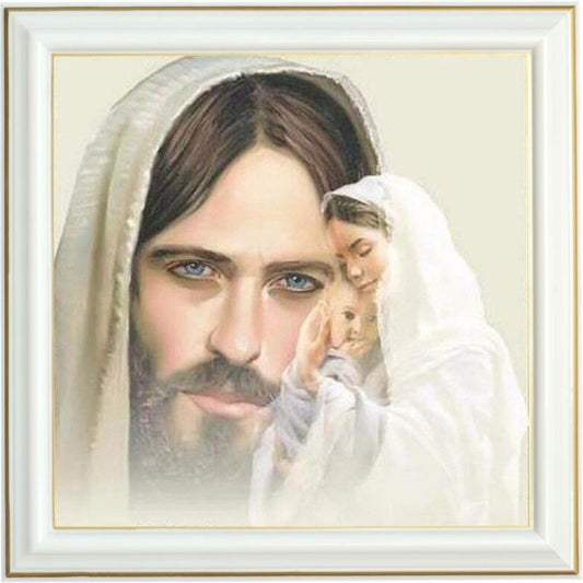 Broderie diamant - Jésus et Marie