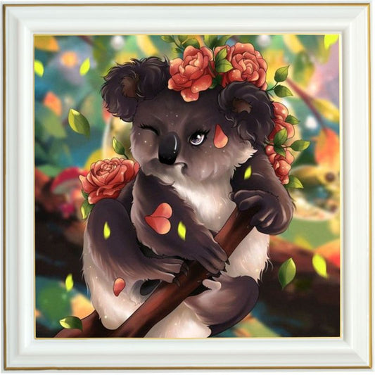 Broderie diamant - Koala d'amour