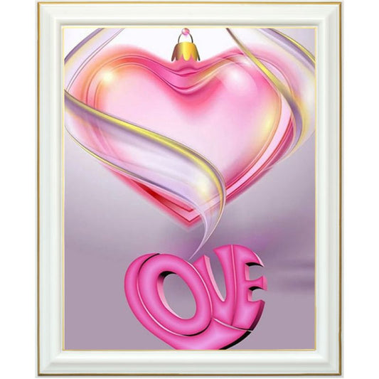 Peinture diamant - Cœur d'amour