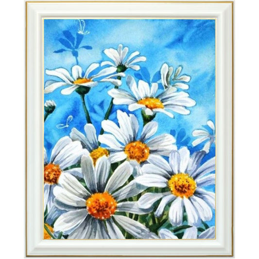 Diamond painting - Peinture marguerite