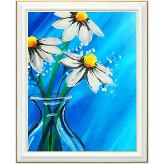 Diamond painting - Peinture de marguerites