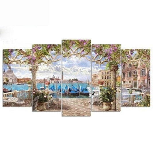 Broderie Diamant XXL Multi-panneau - Venise