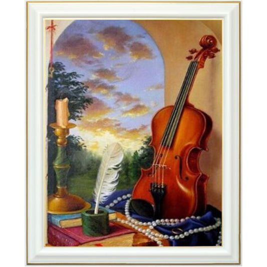 Peinture diamant - Violon