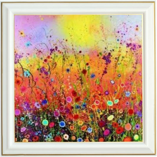 Broderie diamant - Peinture fleurs artistiques