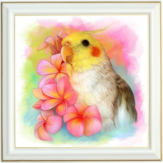 Broderie diamant - Perroquet