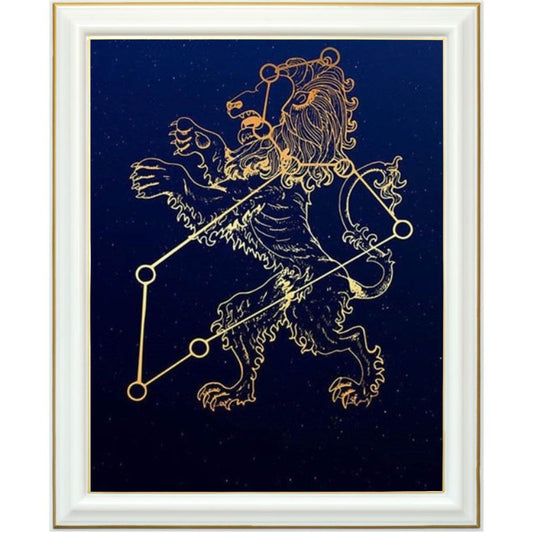 Broderie diamant - Étoile du lion