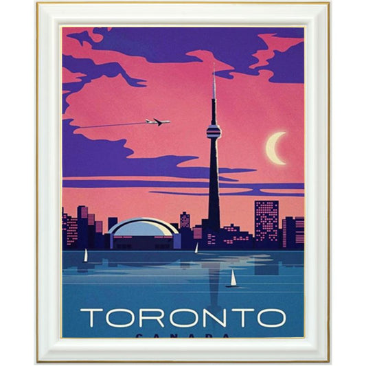 Broderie diamant - Affiche Toronto