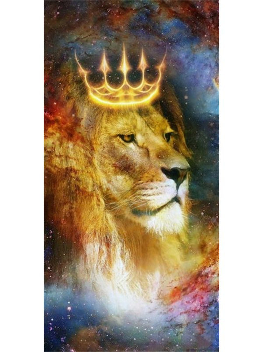 Broderie diamant XXL - Roi lion