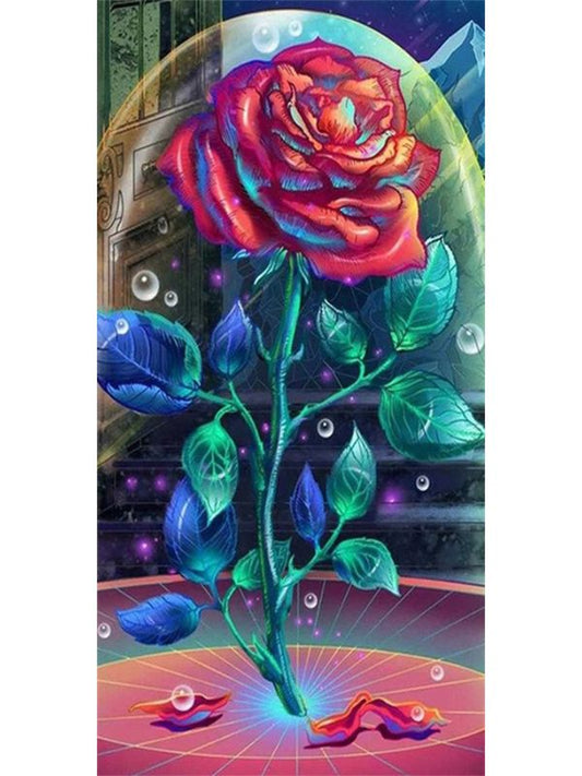 Broderie diamant XXL - Rose magnifique