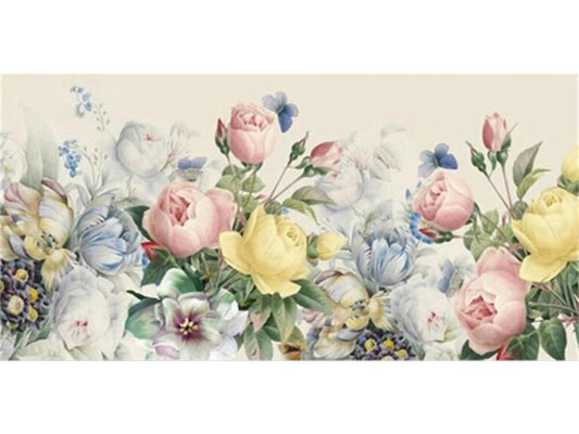 Broderie diamant XXL - Tableau fleuri