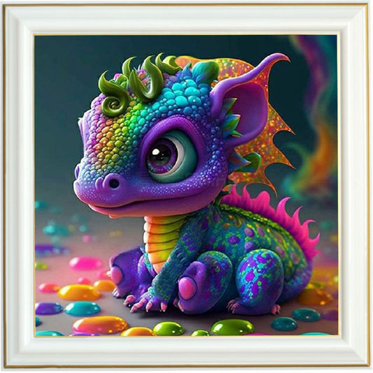 Diamond painting AB - Enfance de dragon