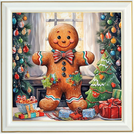 Diamond painting AB - Ourson de Noël