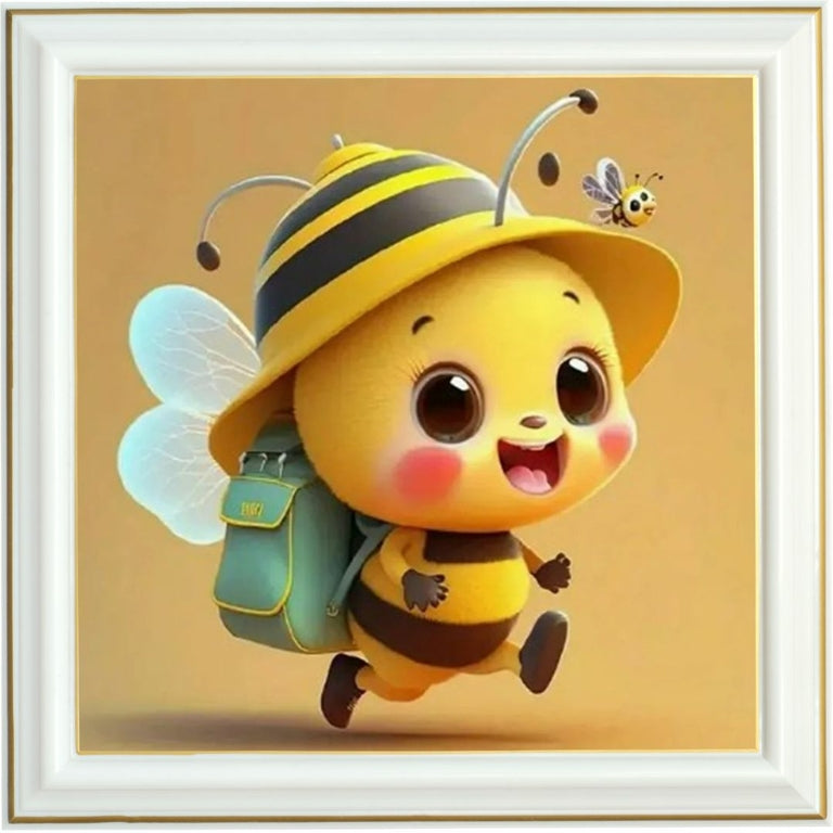 Diamond Painting - Abeille Joyeuse et Aventurière