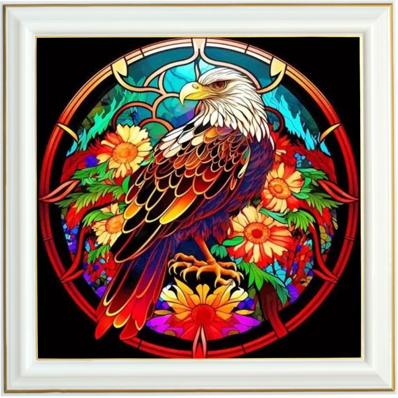 Diamond painting - Aigle céleste