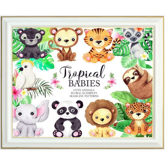 Broderie diamant - Animaux pour enfants