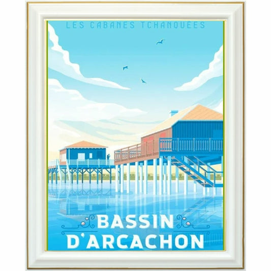 Diamond painting - Sérénité au Bassin d'Arcachon