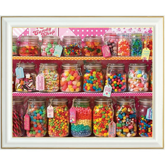 Broderie diamant - Bocaux de confiserie