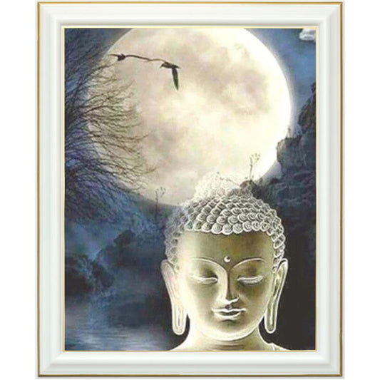 Diamond painting - Bouddha de pleine lune